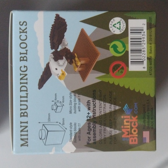 Mini Building Blocks Set - Arches National Park & Bald Eagle unopened 12 + - Picture 4 of 5